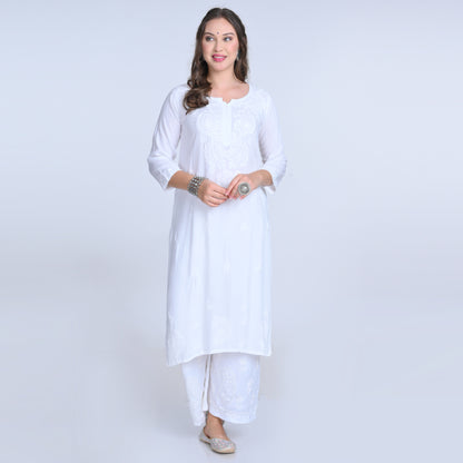 Chikankari Ryon Cotton Ombre Dyed 3pc Suit in 7 Beautiful Colors