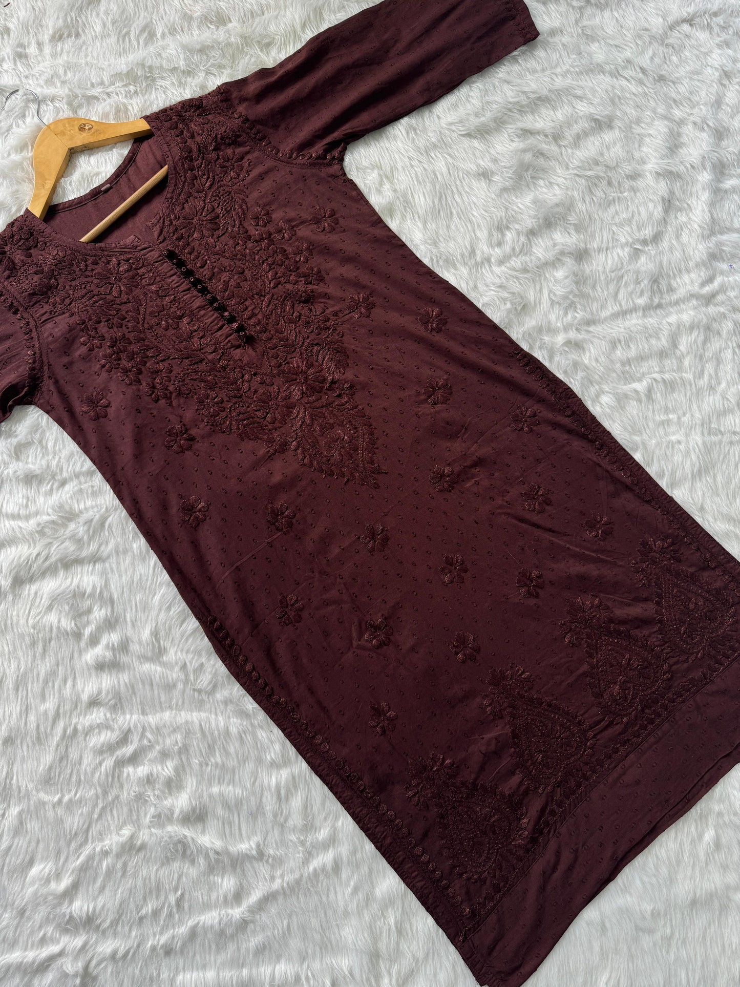 Soft Cotton Dyed Chikankari 3pcs Suit In Elegant Colours